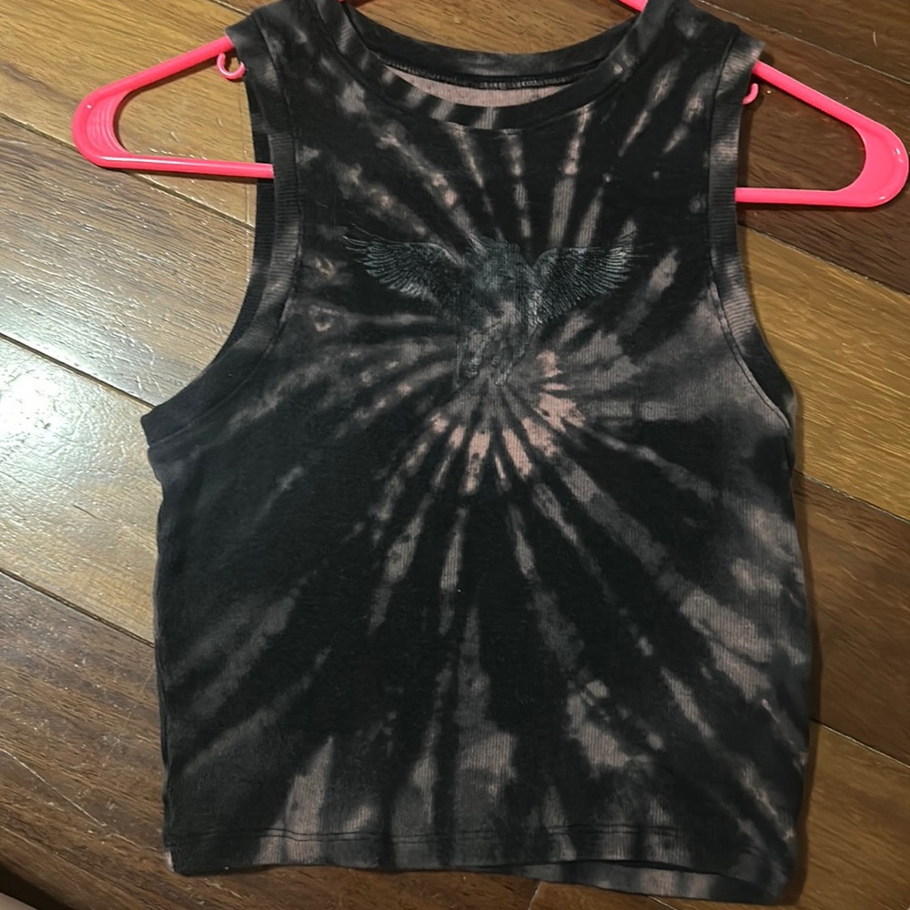 tie dye tank crop top